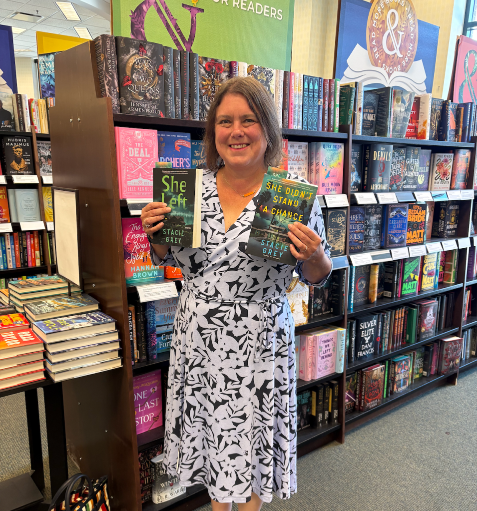 The author with her books
